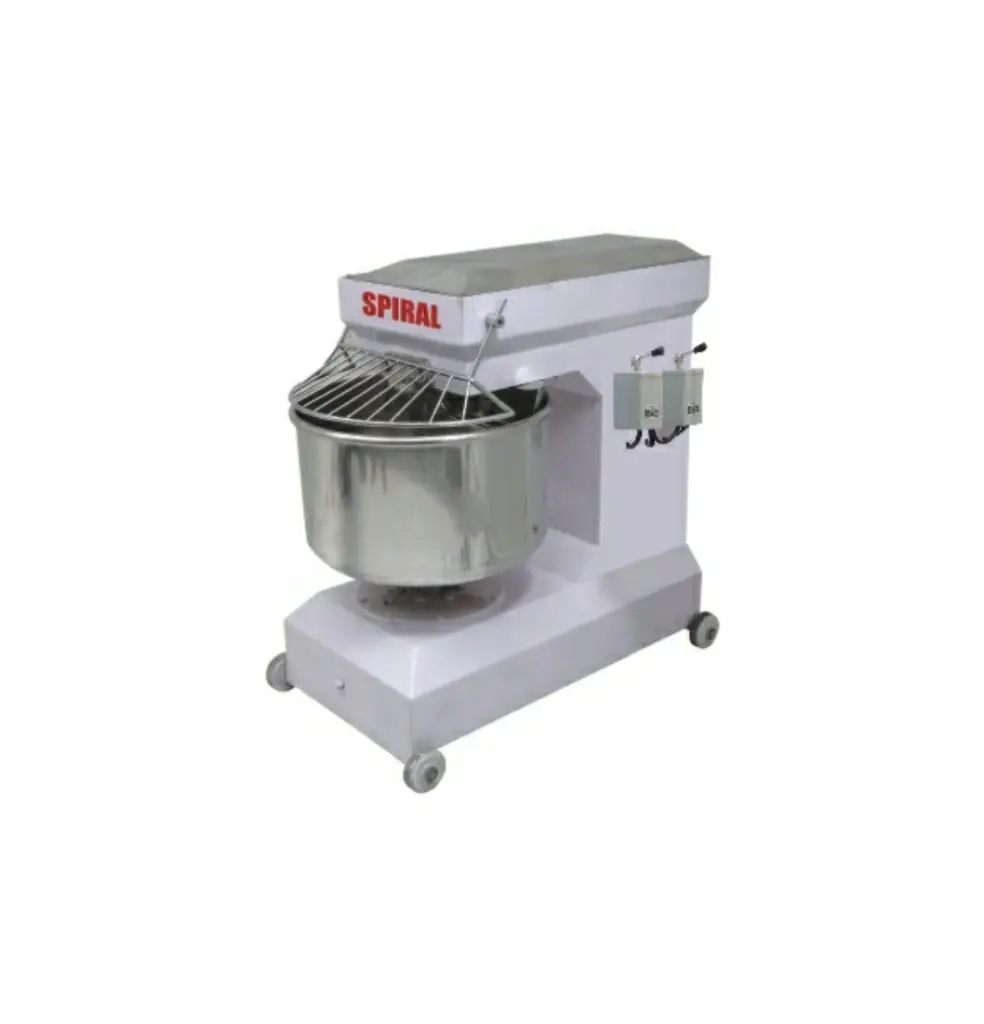 Nirali SPIRAL Mixer – 40 Kg Semi-Automatic Dough Kneader (Atta Kneader)