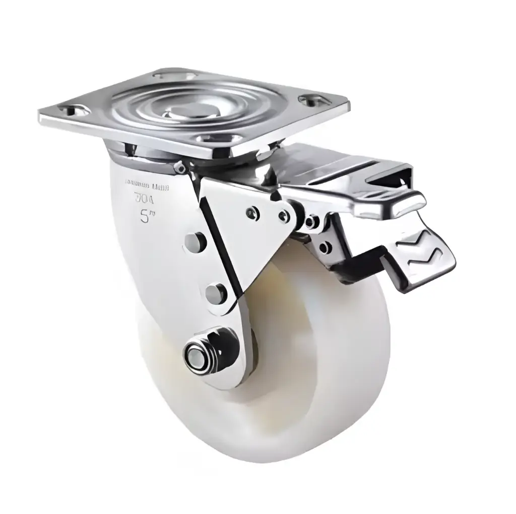 Swivel Caster Wheel with Lock – 6x2 Inches (500 Kg Capacity)