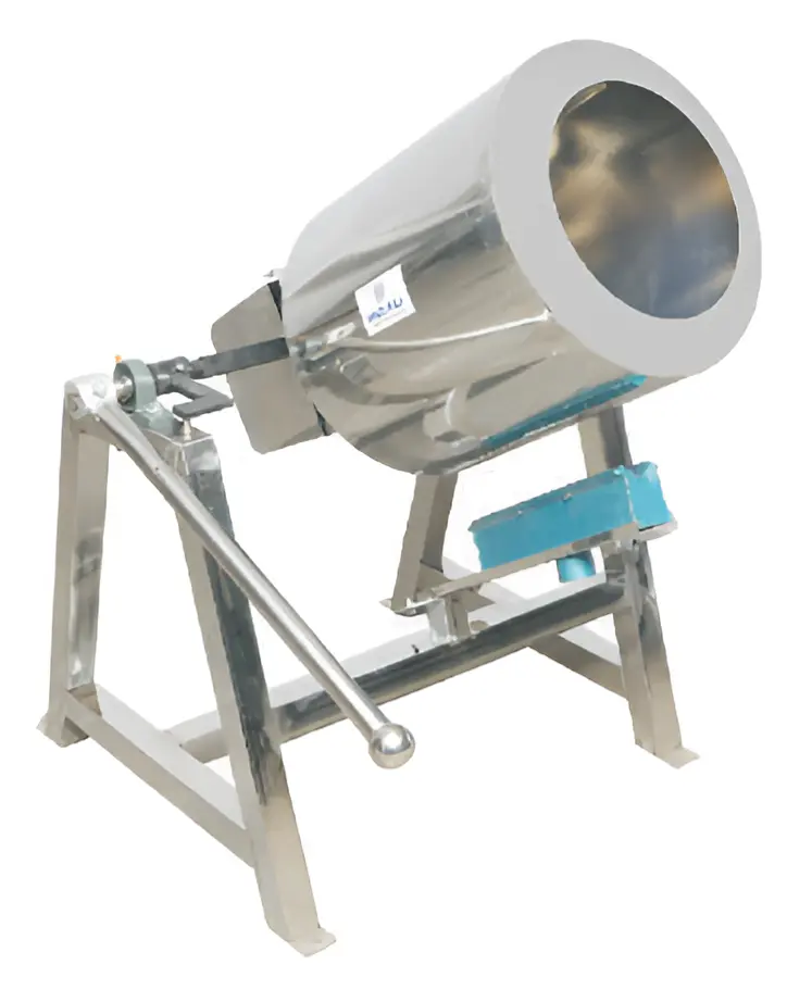Nirali Namkeen Coating Mixing Machine – Small Tilting, 0.75 HP