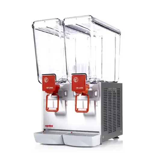 [UGOLINI Deluxe 20/2 AA] UGOLINI Deluxe 20/2 AA - Deluxe 20/2 AA - 20 Liter x 2 Jar With Agitator Drink Dispenser