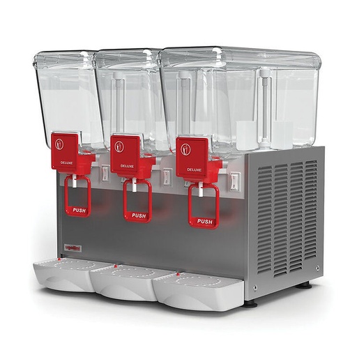 [UGOLINI Deluxe 20/3 AA] UGOLINI Deluxe 20/3 AA - 20 Liter x 3 Jar With Agitator Drink Dispenser