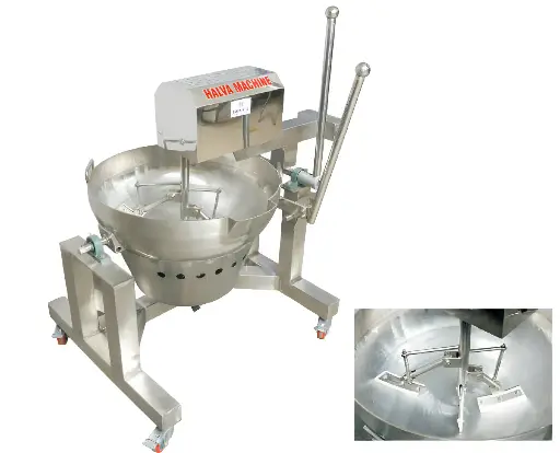 [Nirali 3 Feet Halva M/c] Nirali – 3 Feet Halva Machine with Burner (1 HP)