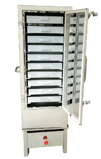 [Nirali 10 Tray Khaman Chhapri] Nirali 10 Tray Khaman Dhokla Machine Steam Box With Chhapri